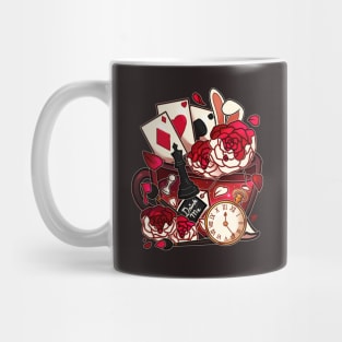 Alice in Wonderland Teacup - Painting Roses Mug